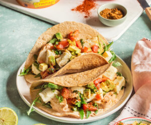 Tacos de poulet épicé et Munster